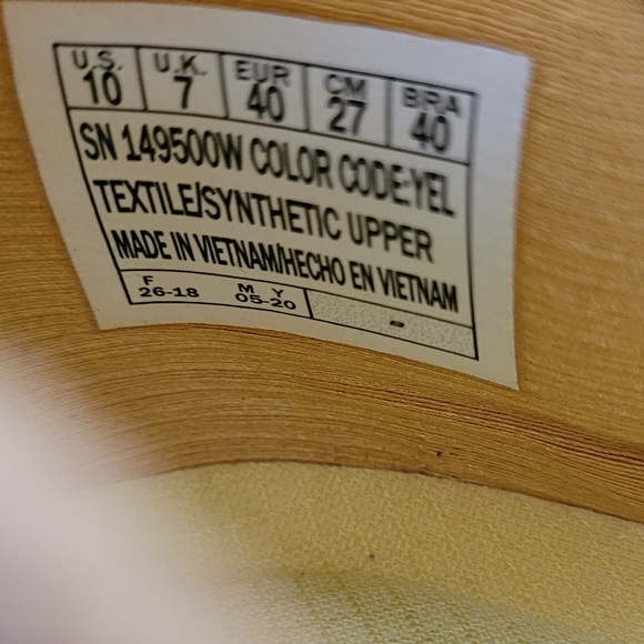 SKECHERS ULTRA FLEX JACQUARD YELLOW WEEKEND TRIP WIDE FIT SLIP ON SHOES - Picture 11 of 11